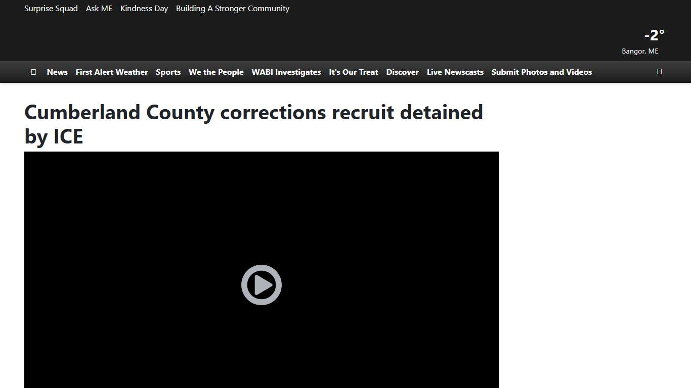 Cumberland County corrections recruit detained by ICE